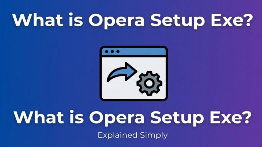What Is Opera Setup Exe