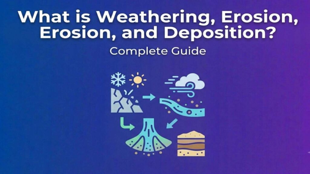 What Is Weathering, Erosion, and Deposition