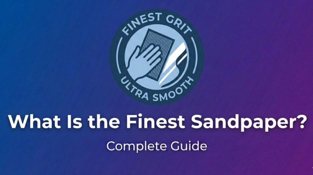 What Is the Finest Sandpaper