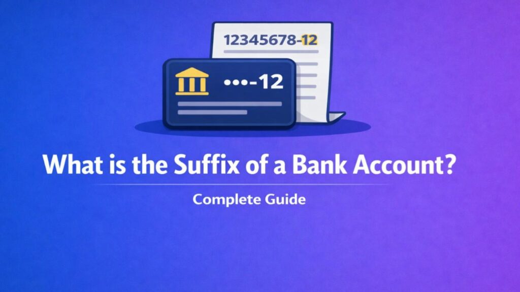 What Is the Suffix of a Bank Account