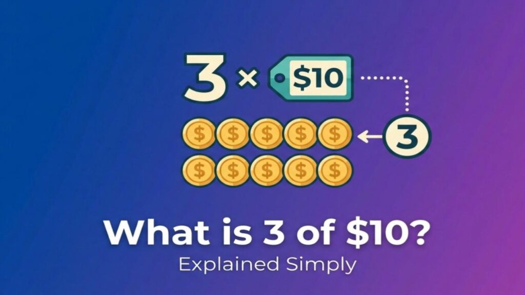 What is 3 of $10