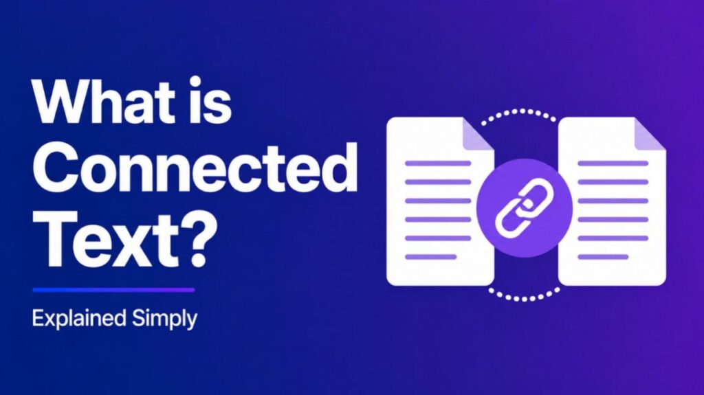 What is Connected Text
