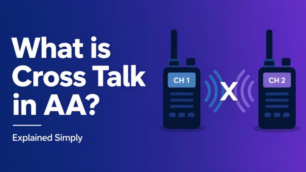 What is Cross Talk in AA