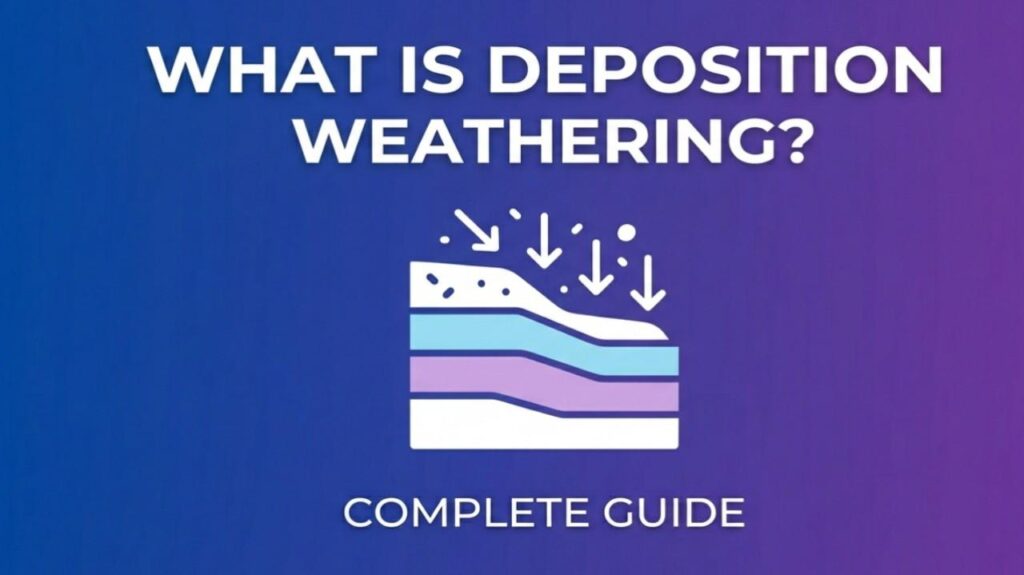 What is Deposition Weathering