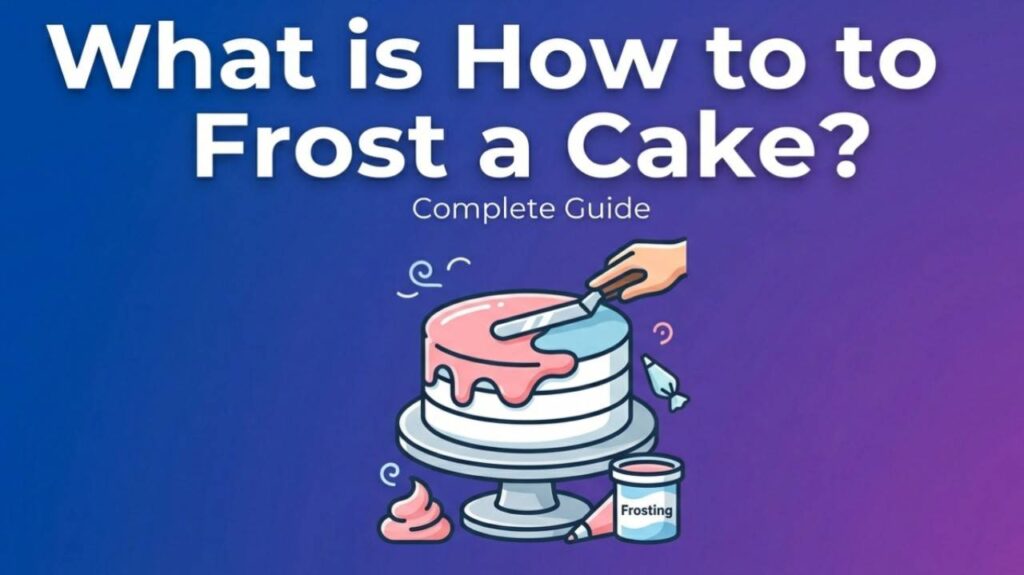 What is How to Frost a Cake
