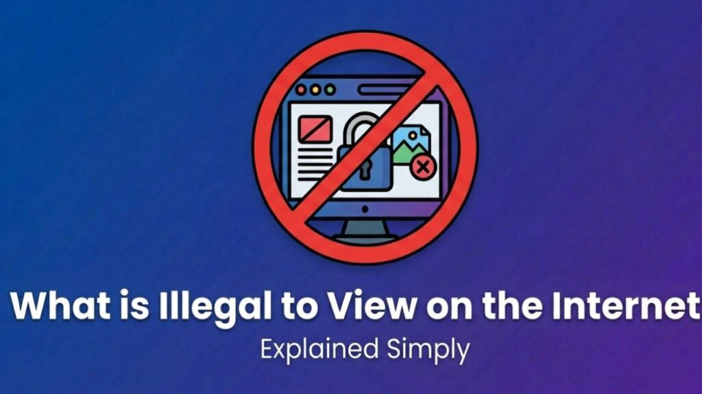 What is Illegal to View on the Internet