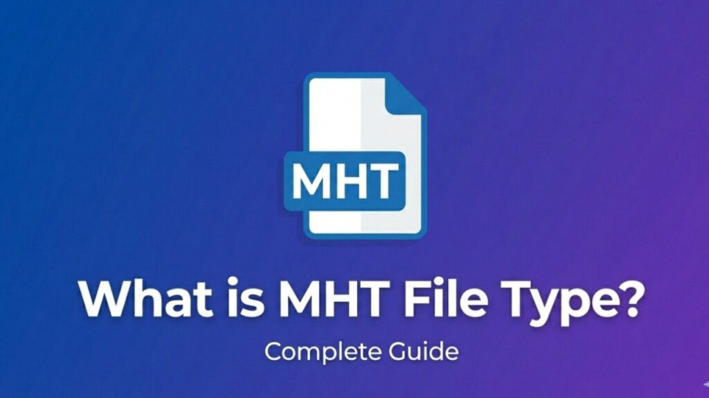 What is MHT File Type