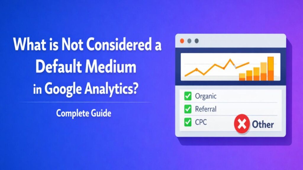 What is Not Considered a Default Medium in Google Analytics