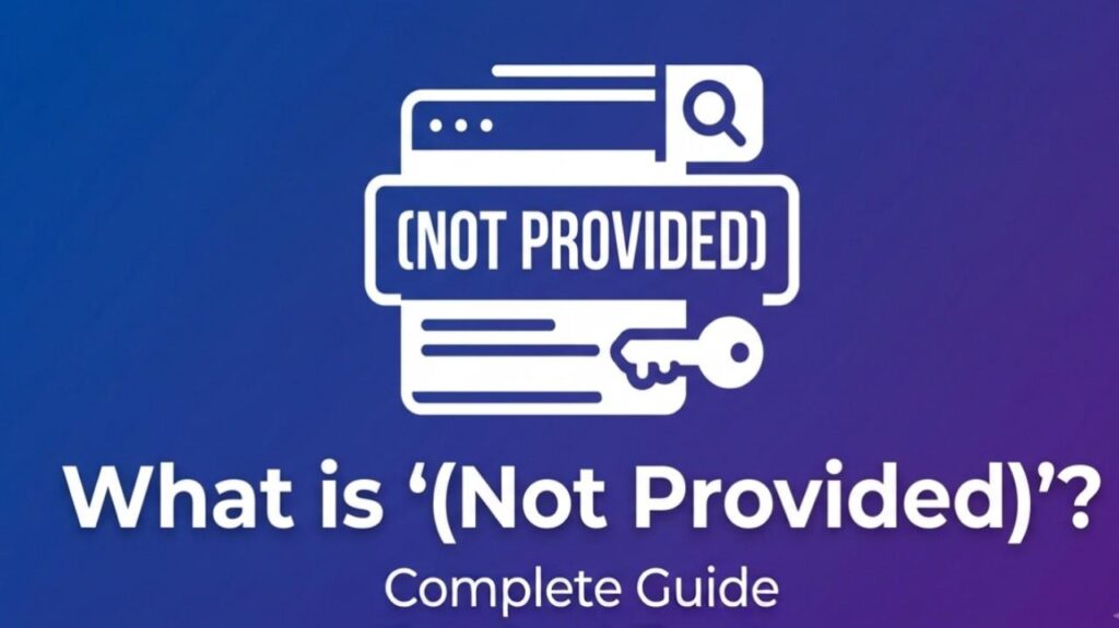 What is Not Provided in Google Analytics