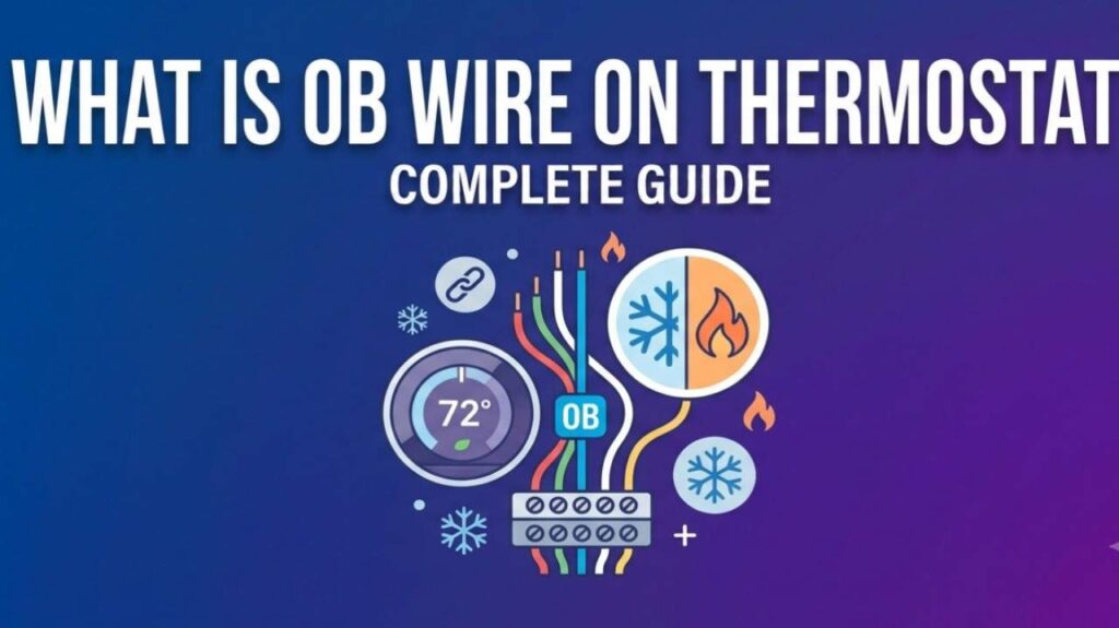What is OB Wire on Thermostat