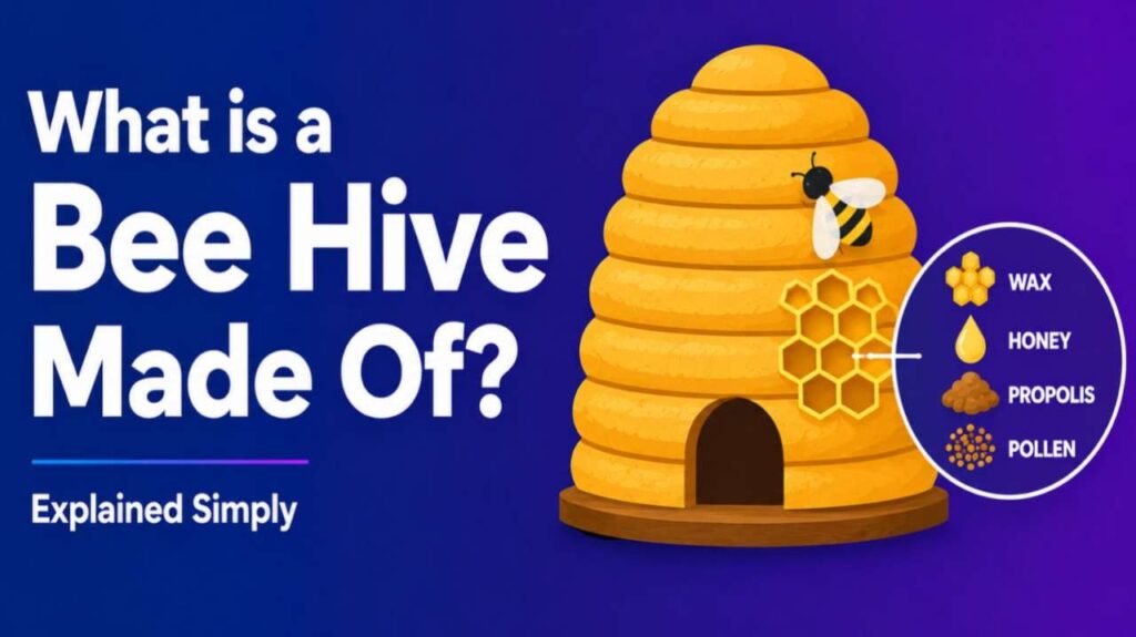 What is a Bee Hive Made Of