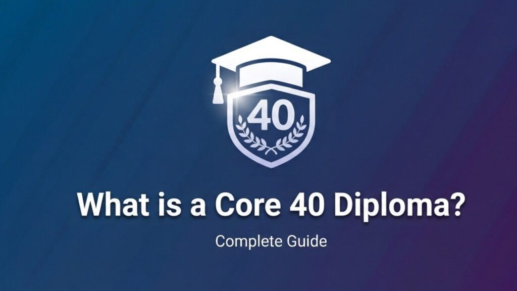 What is a Core 40 Diploma