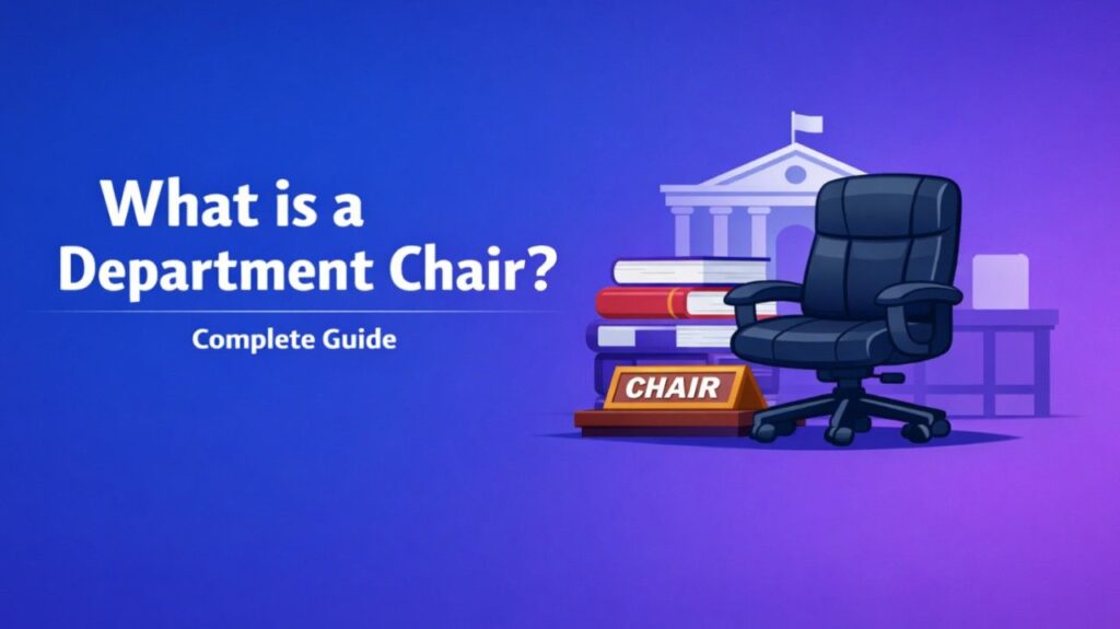 What is a Department Chair