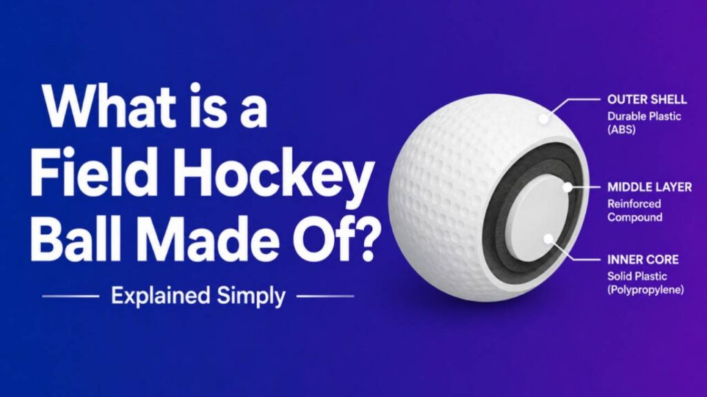 What is a Field Hockey Ball Made Of