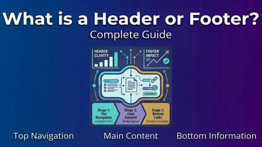 What is a Header or Footer