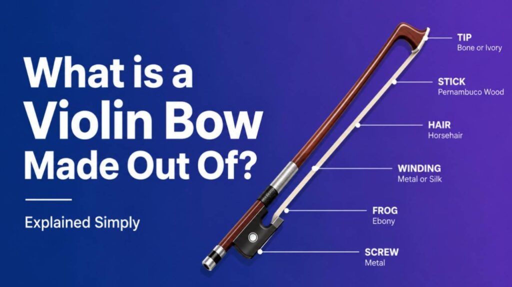 What is a Violin Bow Made Out Of