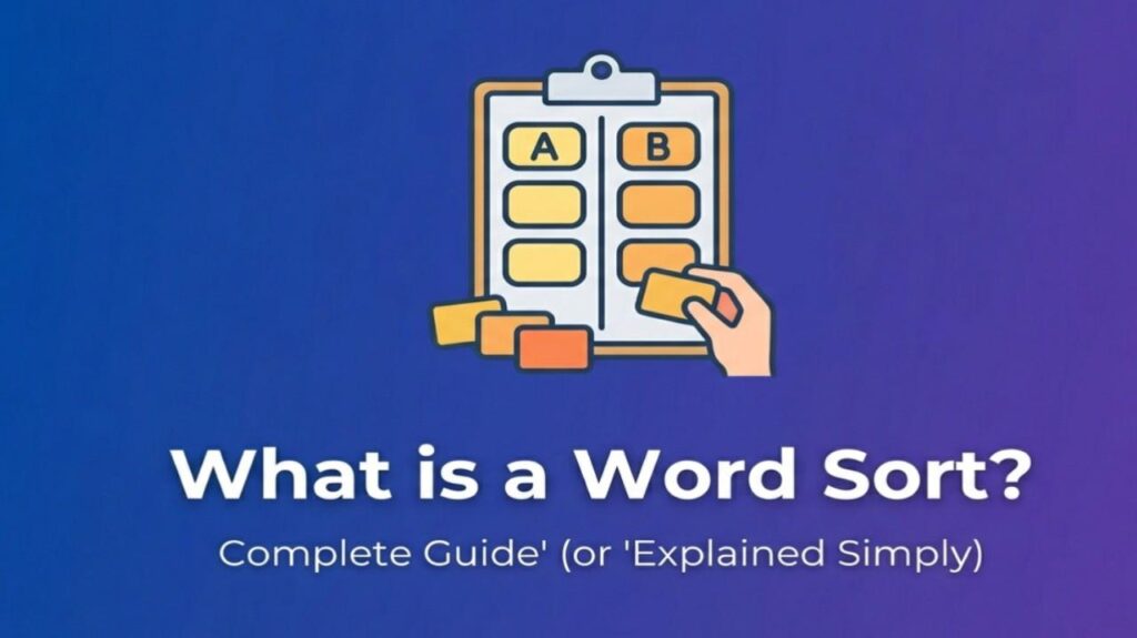 What is a Word Sort