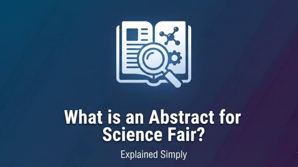 What is an Abstract for Science Fair