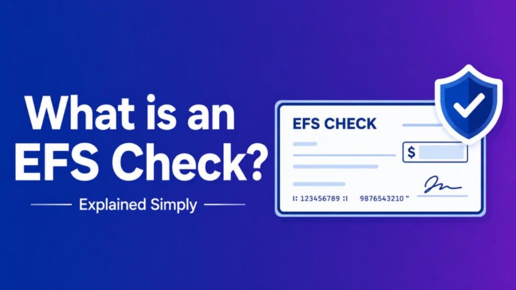 What is an EFS Check