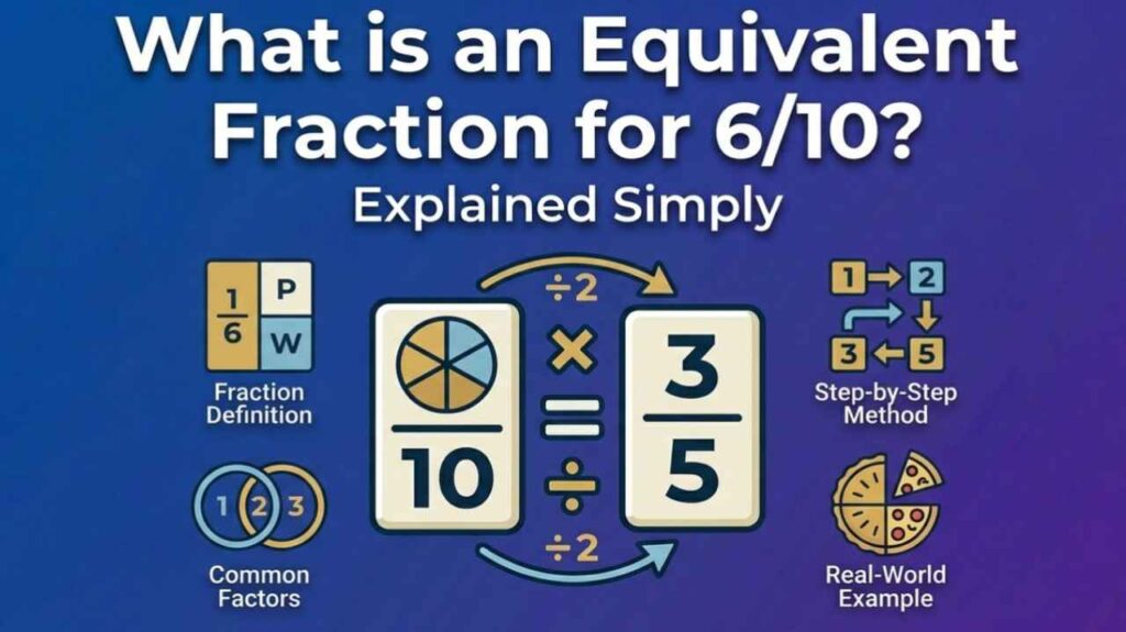 What is an Equivalent Fraction for 6/10