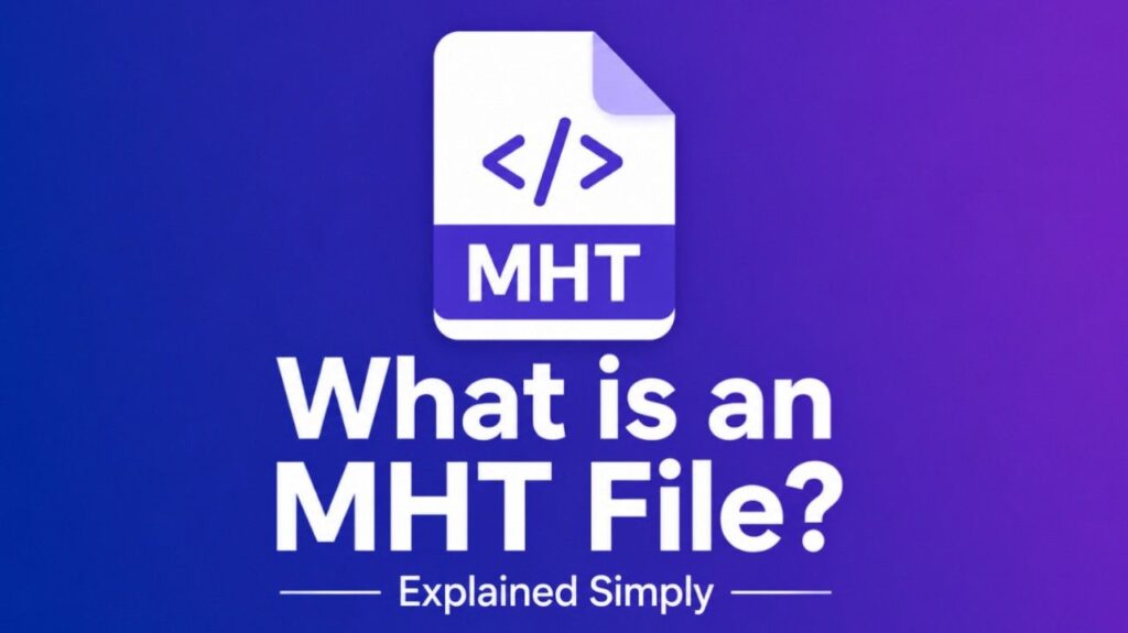 What is an MHT File
