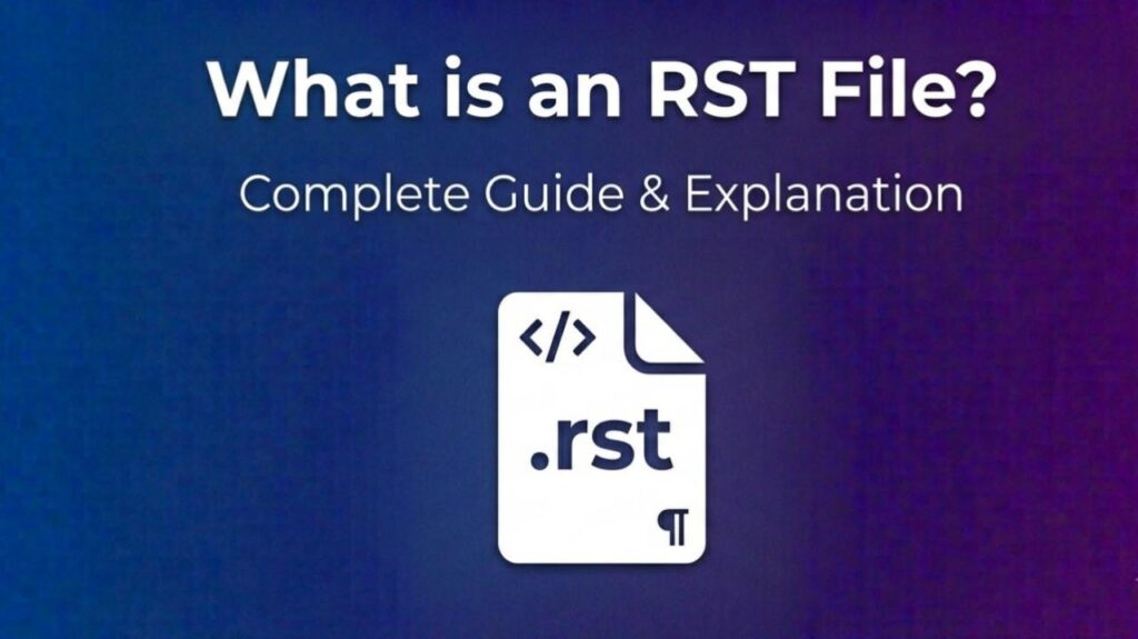 What is an RST File