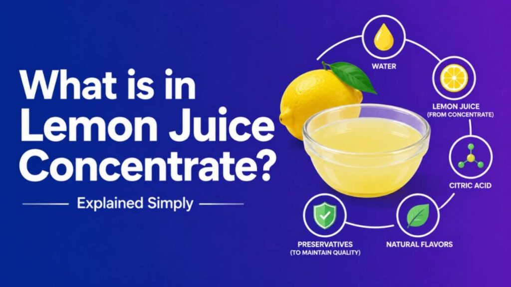 What is in Lemon Juice Concentrate