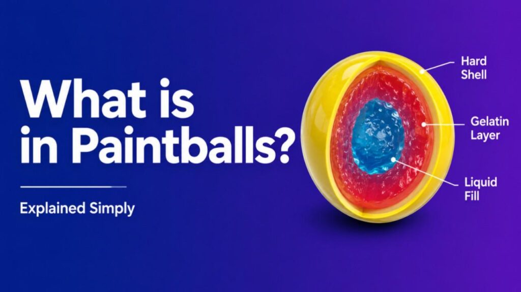 What is in Paintballs
