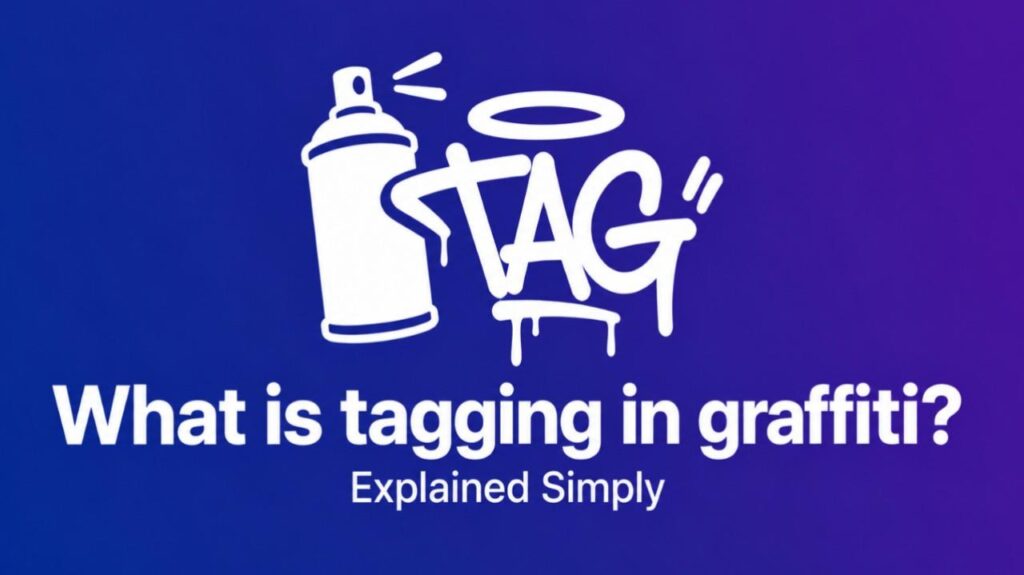 What is tagging in graffiti