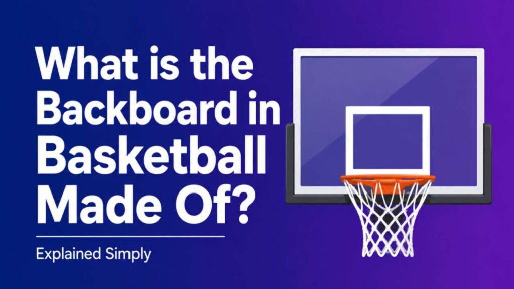 What is the Backboard in Basketball Made Of