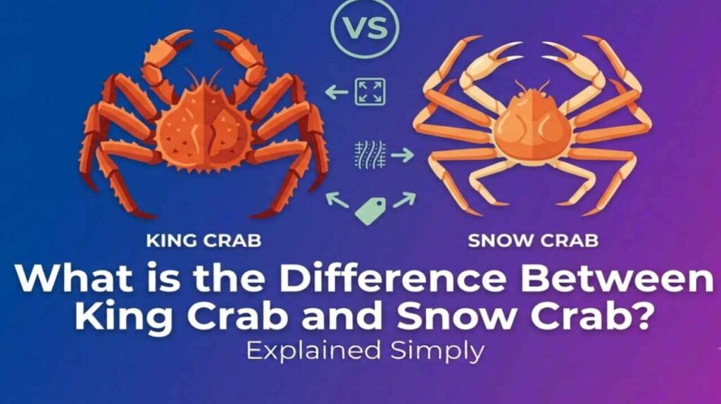 What is the Difference Between King Crab and Snow Crab