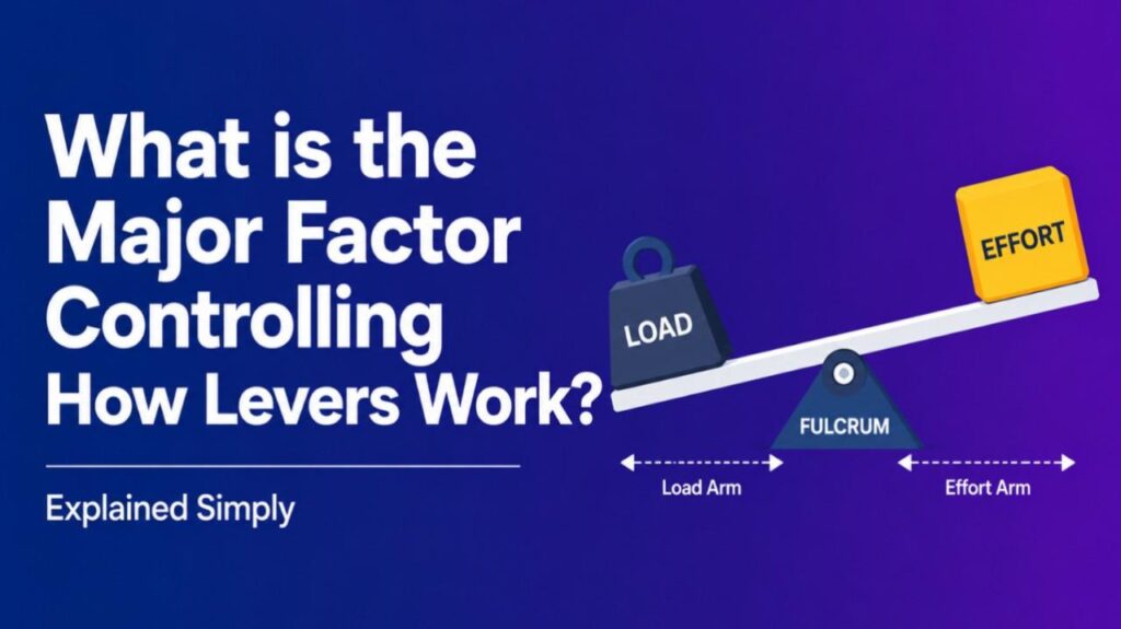 What is the Major Factor Controlling How Levers Work