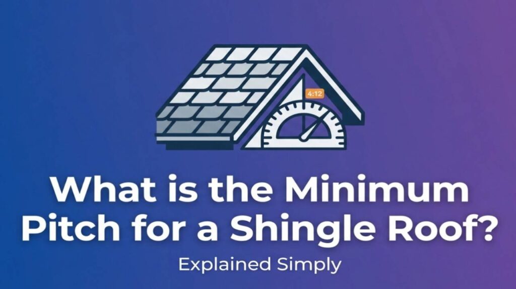 What is the Minimum Pitch for a Shingle Roof