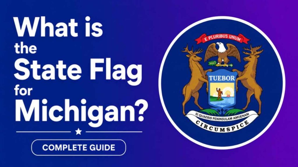 What is the State Flag for Michigan