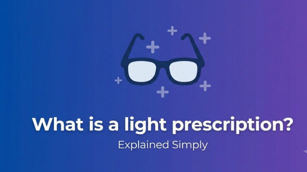 What is the lightest prescription for glasses