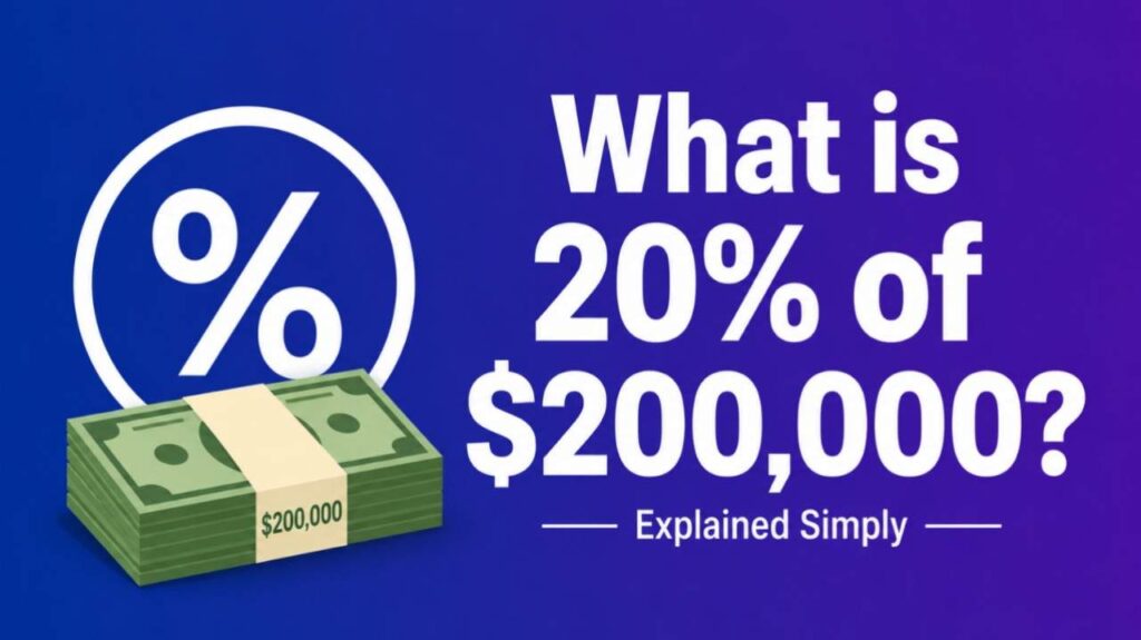 what is 20 of $200 000