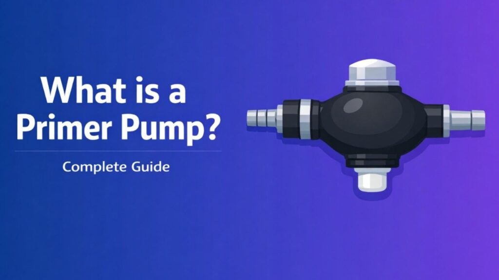 what is a primer pump