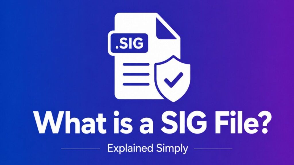 what is a sig file
