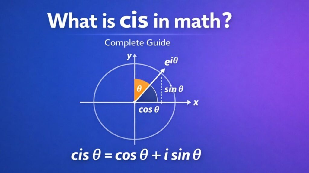 what is cis in math