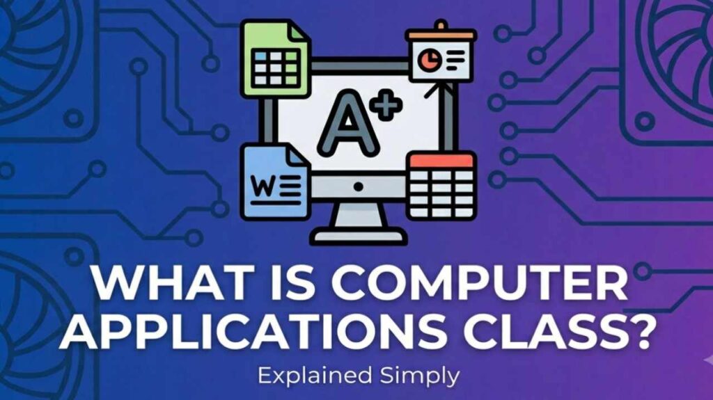 what is computer applications class