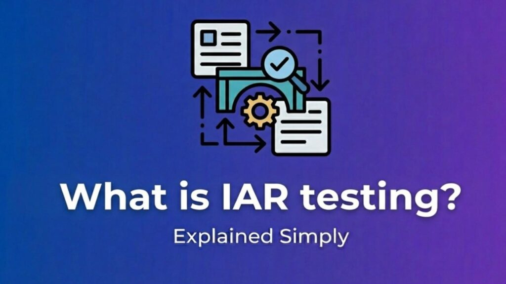 what is iar testing
