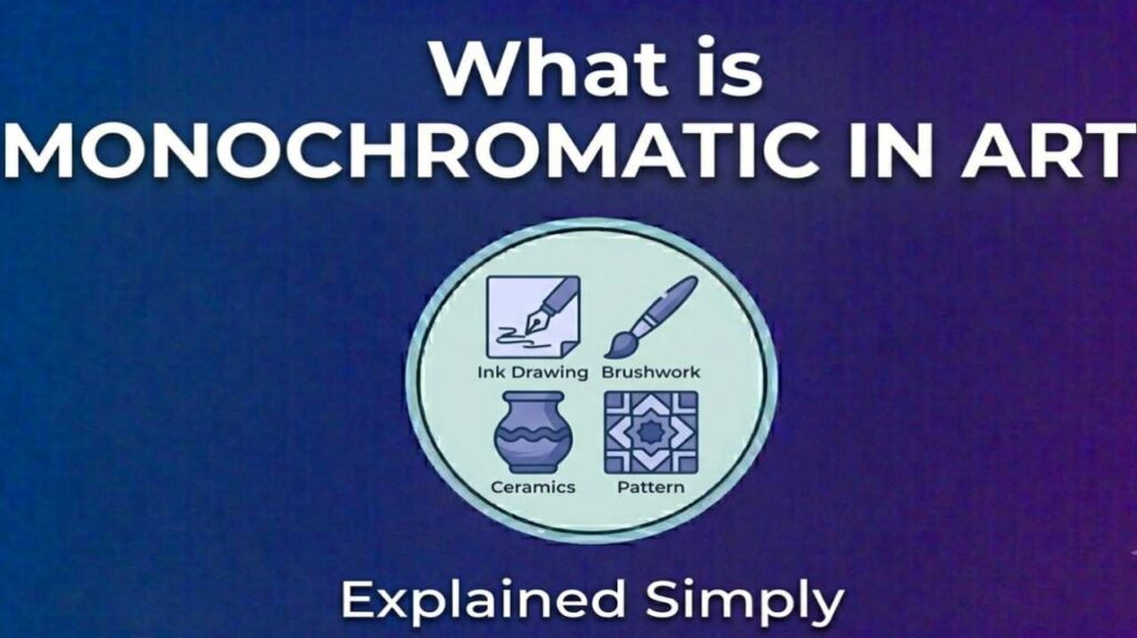 what is monochromatic in art