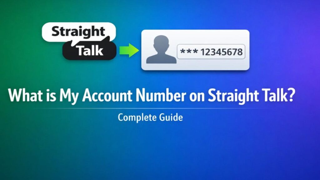 what is my account number straight talk