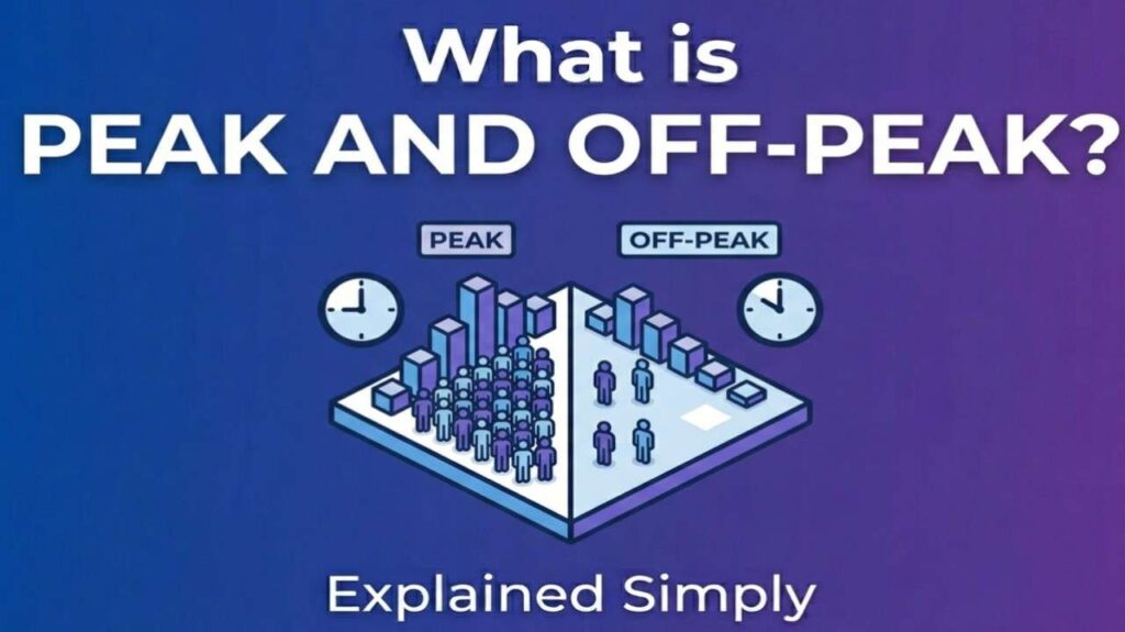 what is peak and off peak