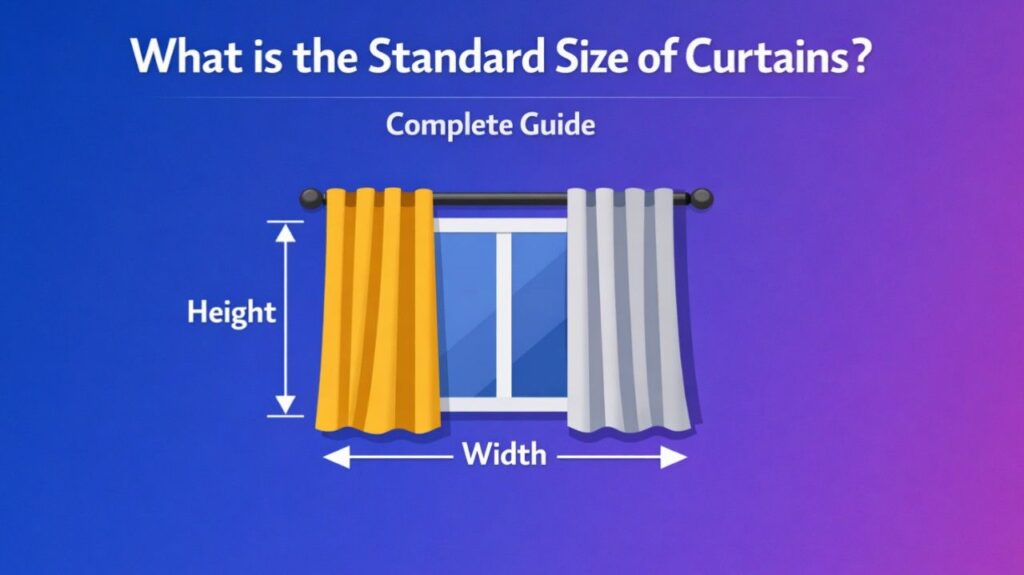 what is the standard size of curtains