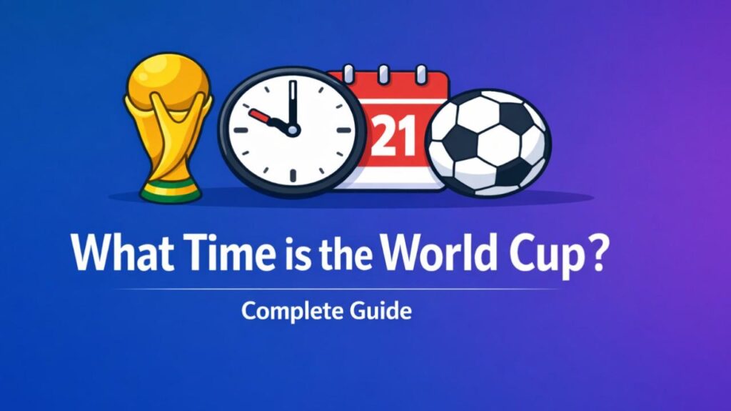 what time is the world cup